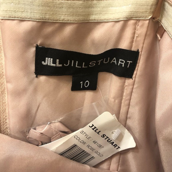 JILL JILL Stuart rose gold dress in size 10 NWT - Picture 7 of 8